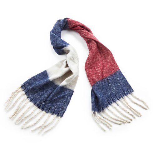 Verde Γυναικείο Κασκόλ 06-0955 Μπλέ